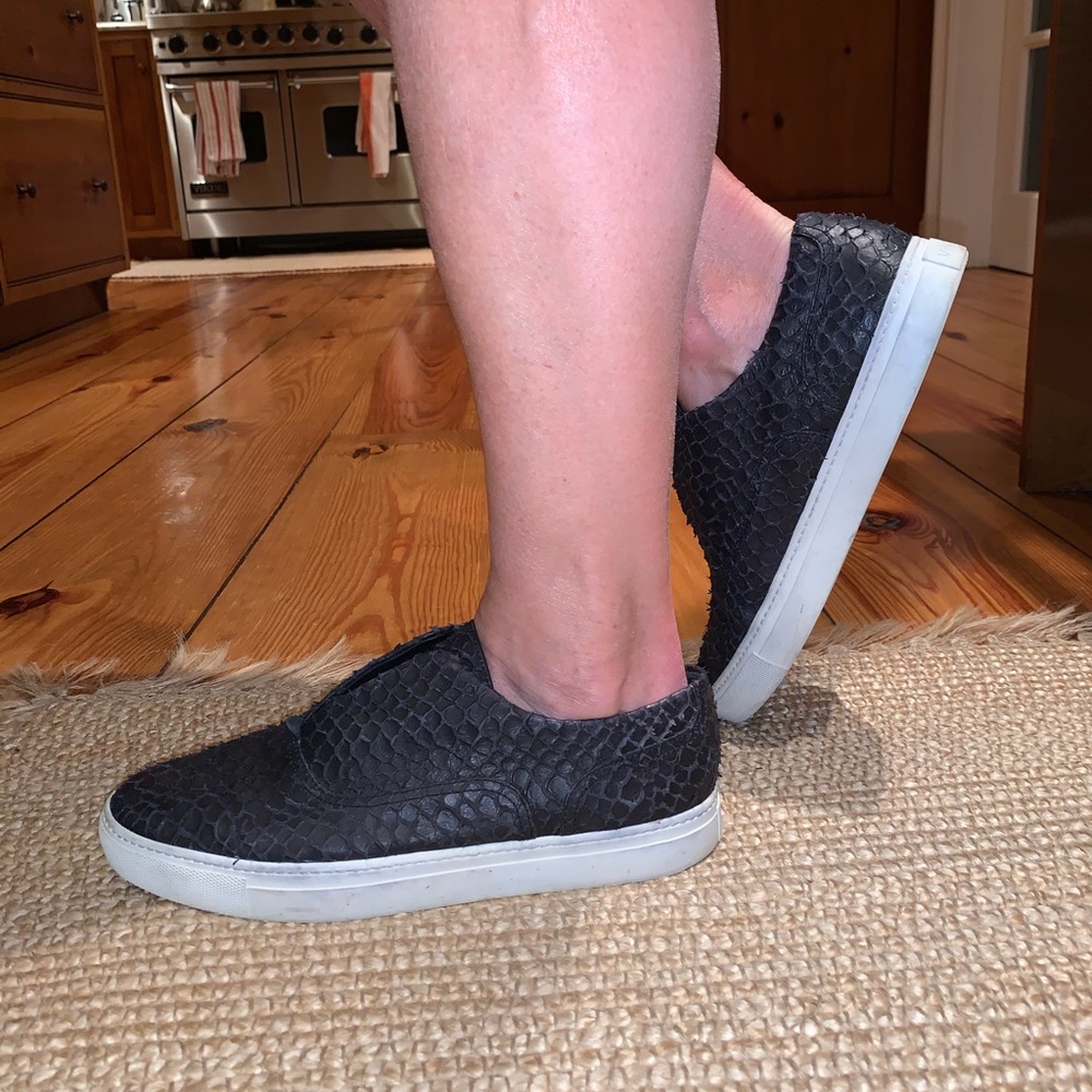 Vince Nelson Python-Embossed Slip On Sneaker - image 3